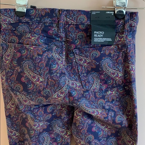 J Brand Paisley Super Skinny Jeans - Picture 7 of 9